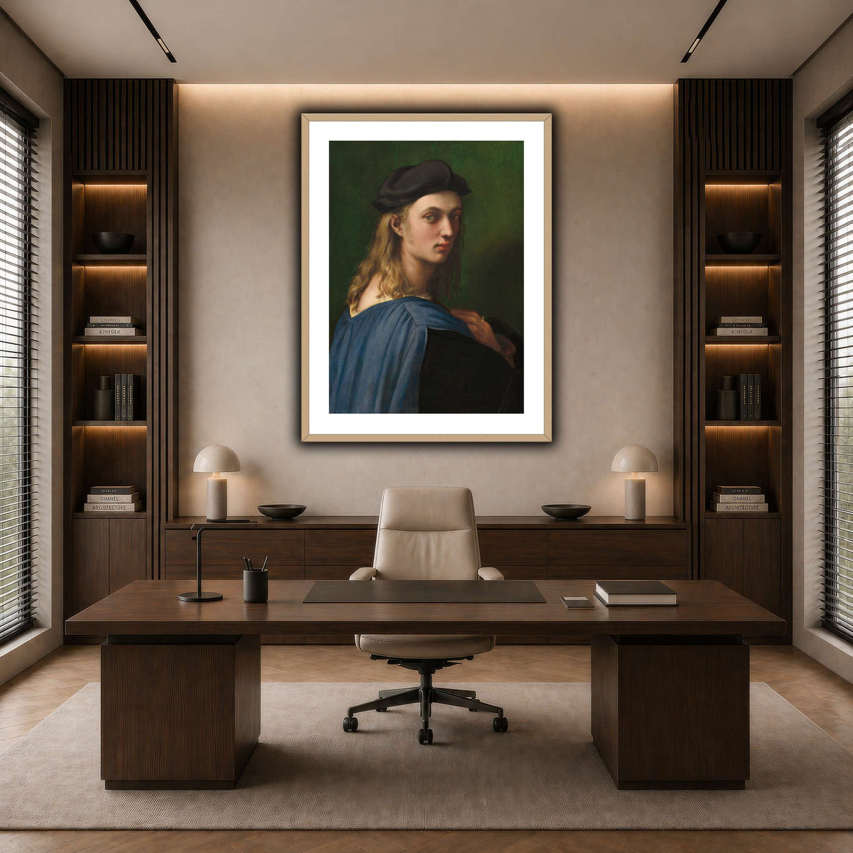 Raffaello_Sanzio_Ritratto_di_Bindo_Altoviti dark neutral-office