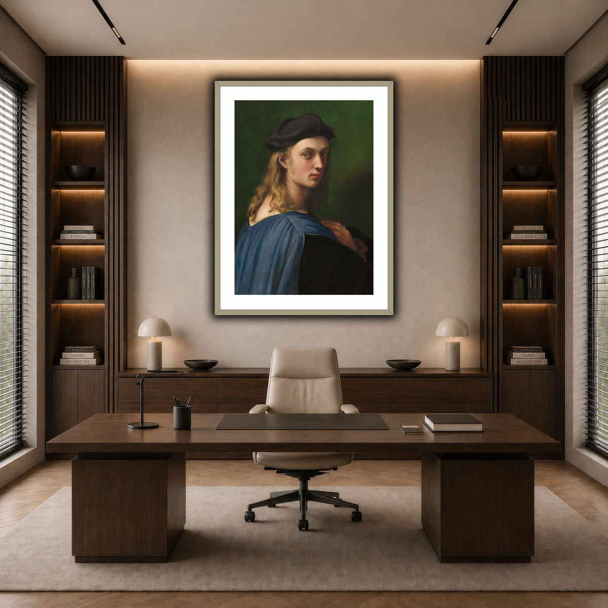 Raffaello_Sanzio_Ritratto_di_Bindo_Altoviti dark neutral-office