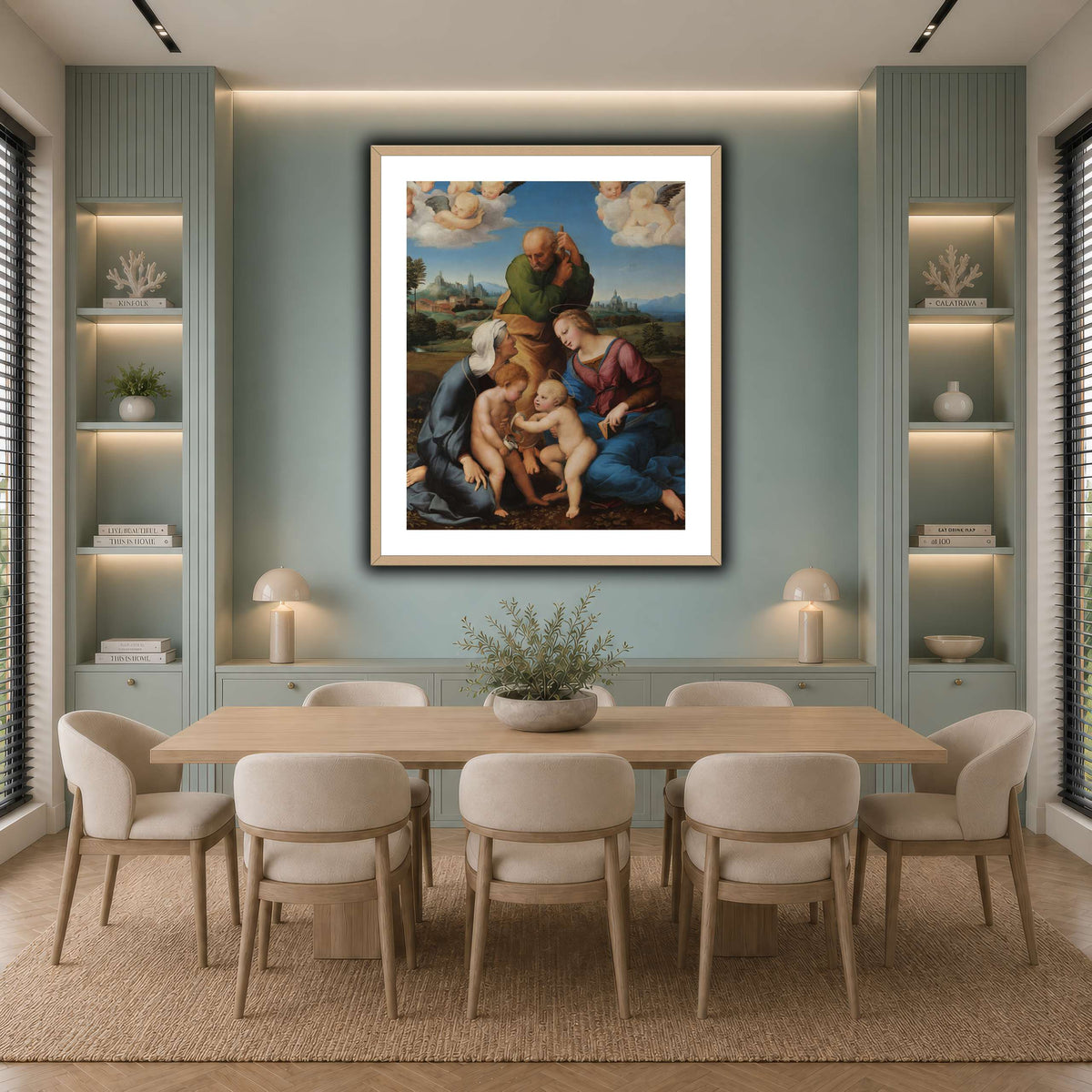 Raffaello_Sanzio_Sacra_Famiglia_Canigiani cool-dining