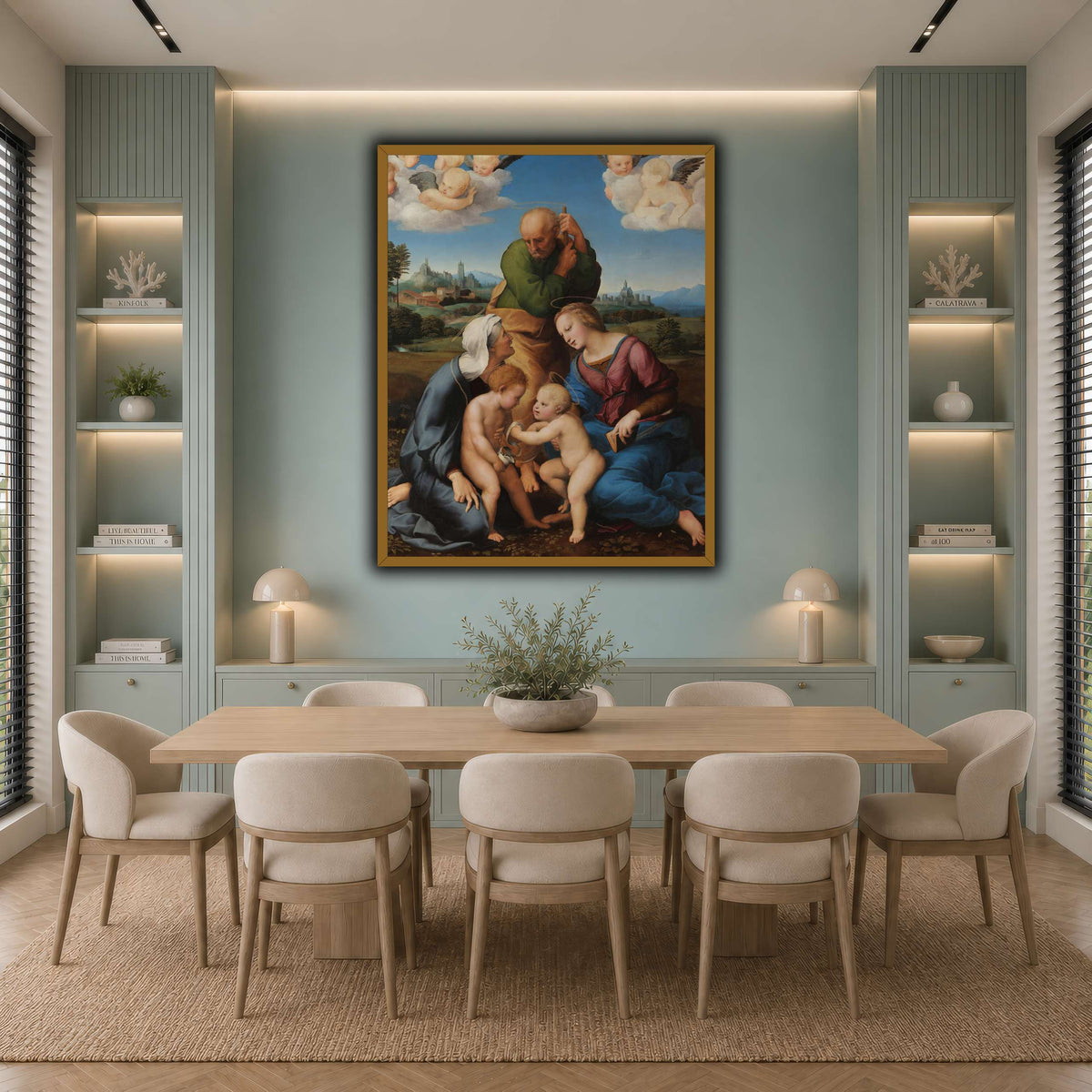 Raffaello_Sanzio_Sacra_Famiglia_Canigiani cool-dining