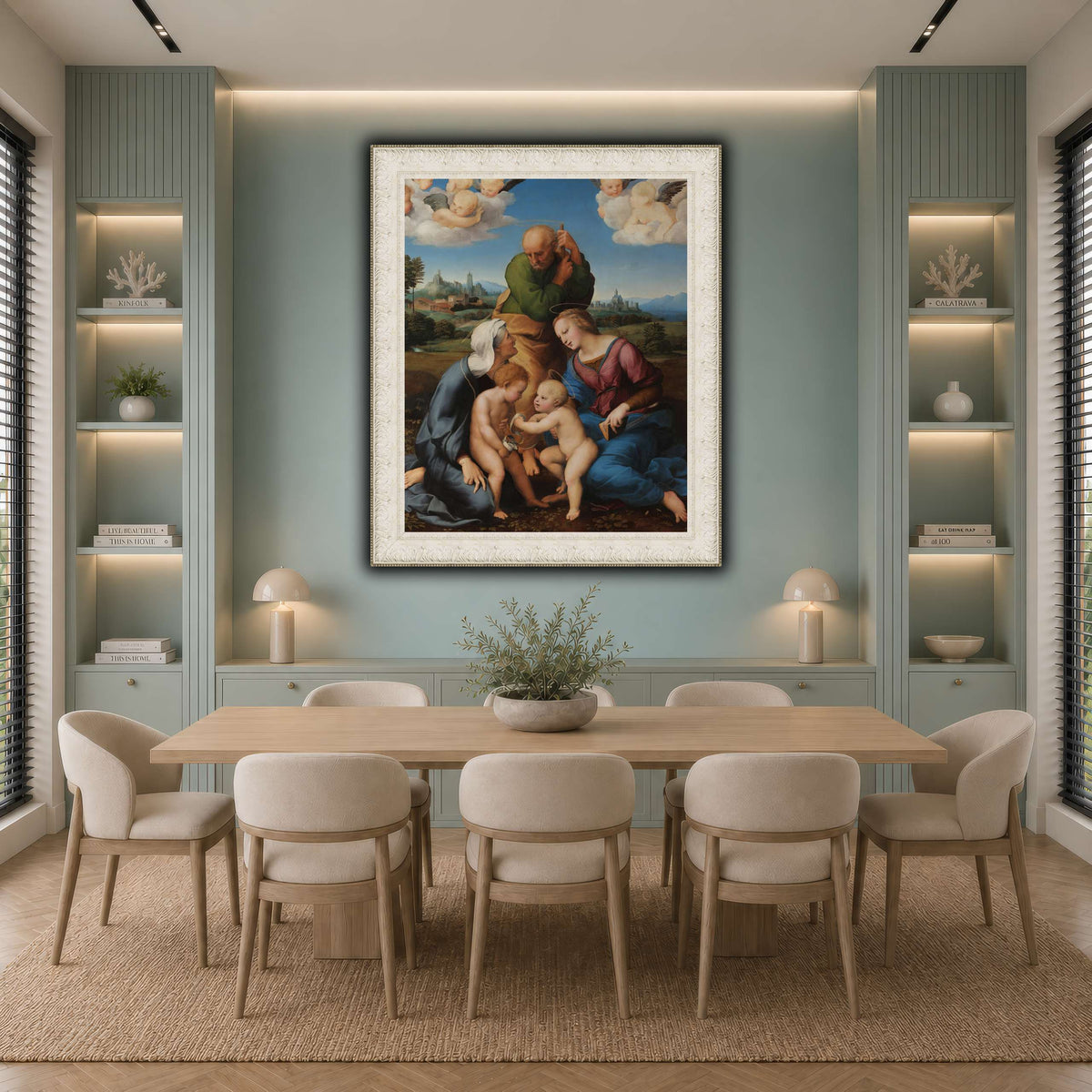 Raffaello_Sanzio_Sacra_Famiglia_Canigiani cool-dining
