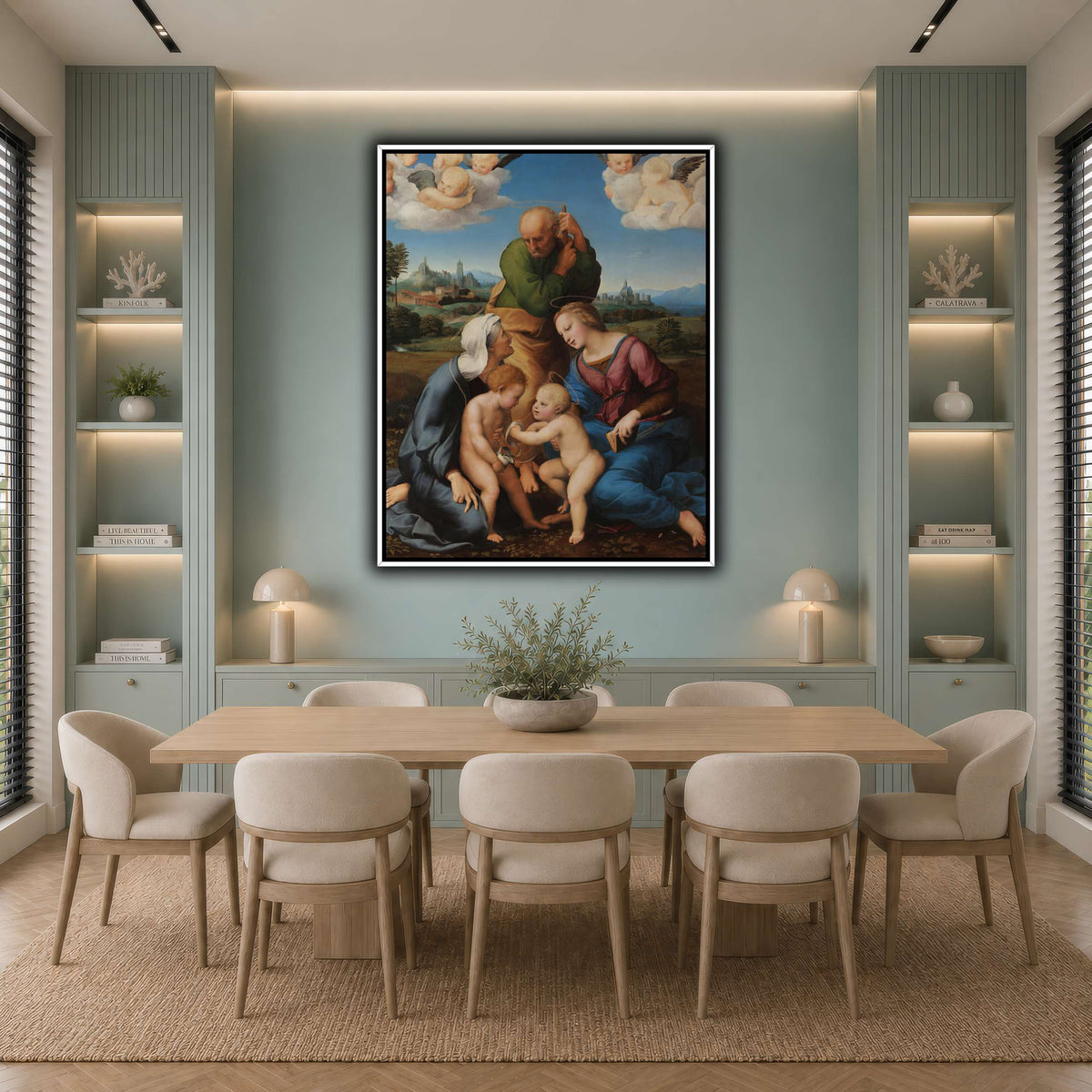 Raffaello_Sanzio_Sacra_Famiglia_Canigiani cool-dining