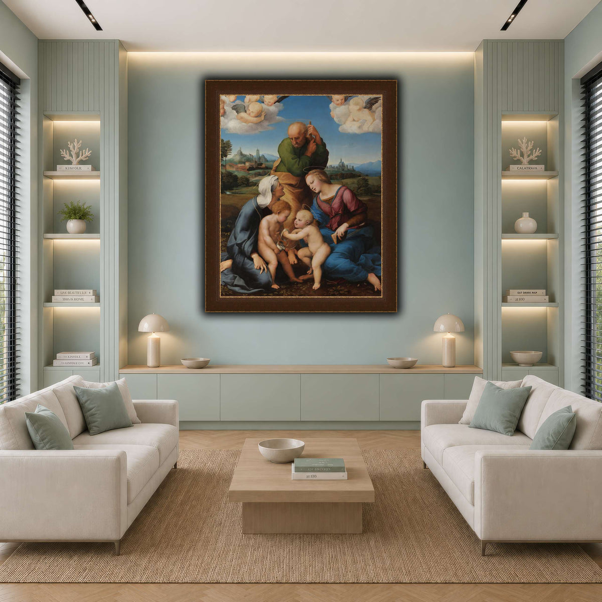 Raffaello_Sanzio_Sacra_Famiglia_Canigiani cool-living room