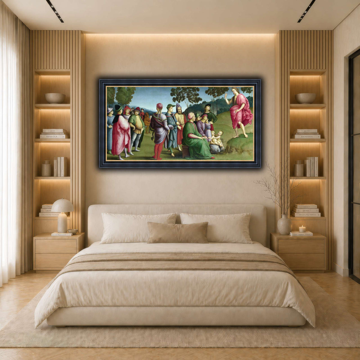 Raffaello_Sanzio_Saint_John_the_Baptist_Preaching light neutral- bedroom