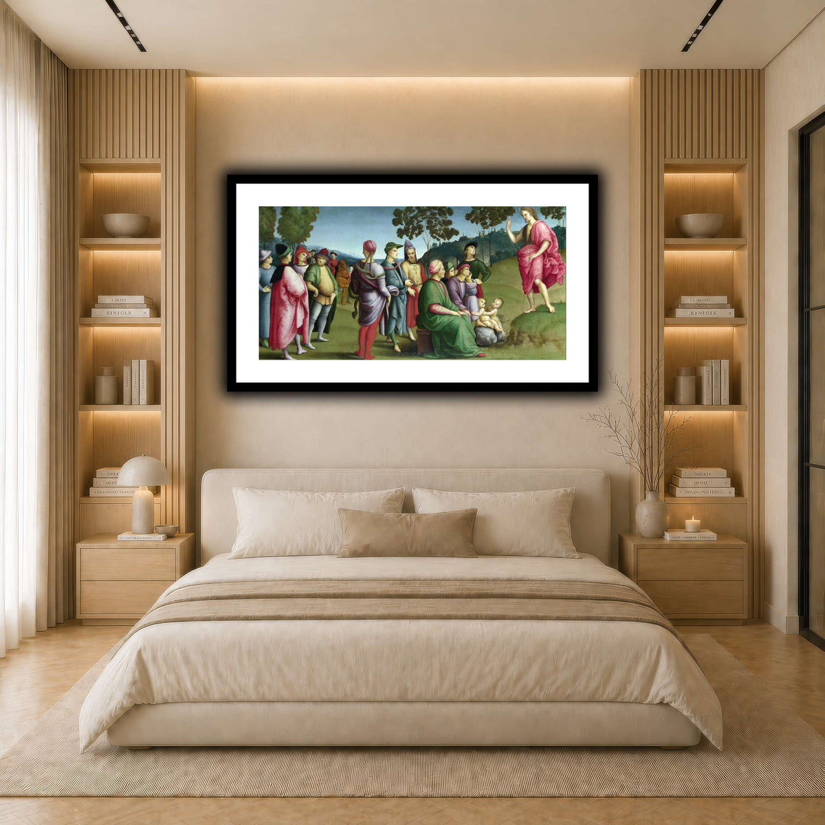 Raffaello_Sanzio_Saint_John_the_Baptist_Preaching light neutral- bedroom