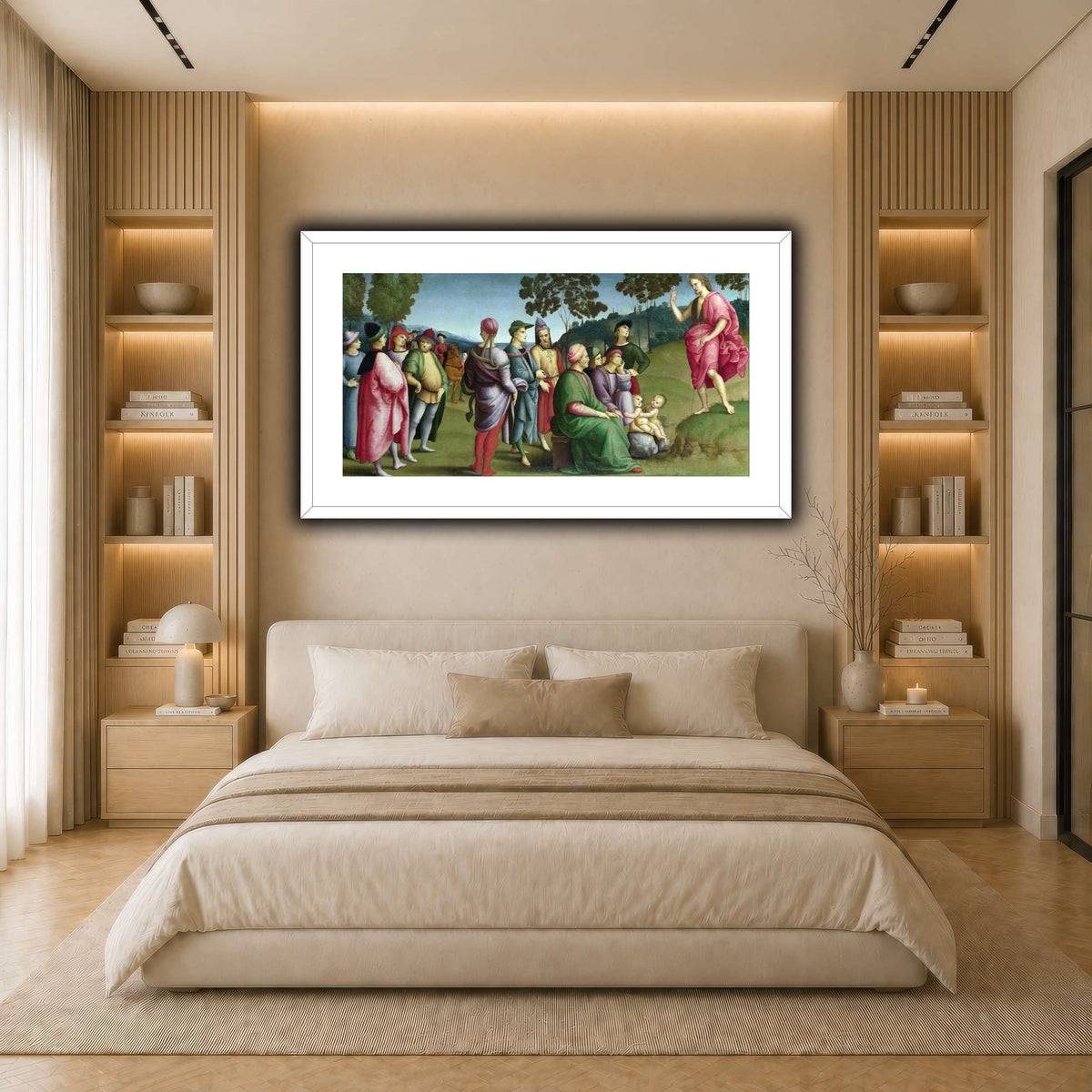 Raffaello_Sanzio_Saint_John_the_Baptist_Preaching light neutral- bedroom