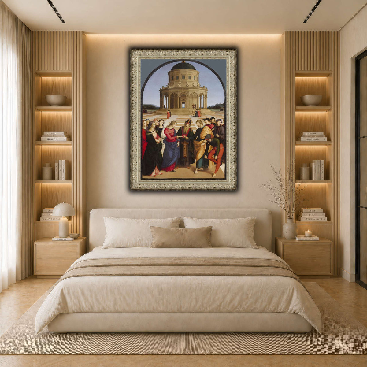 Raffaello_Sanzio_Spozalizio light neutral- bedroom