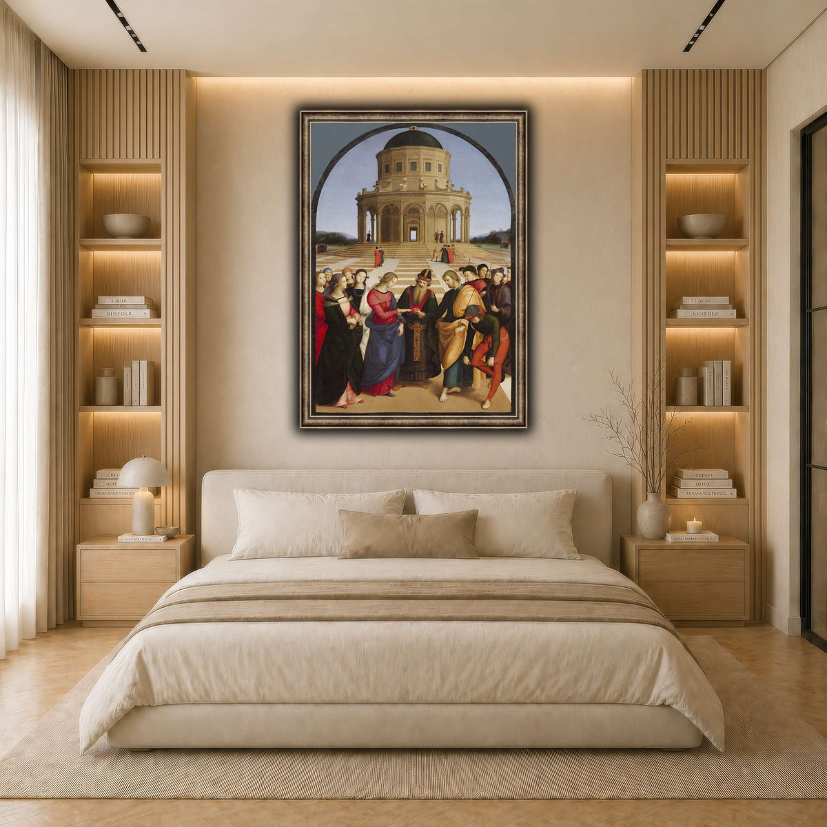 Raffaello_Sanzio_Spozalizio light neutral- bedroom