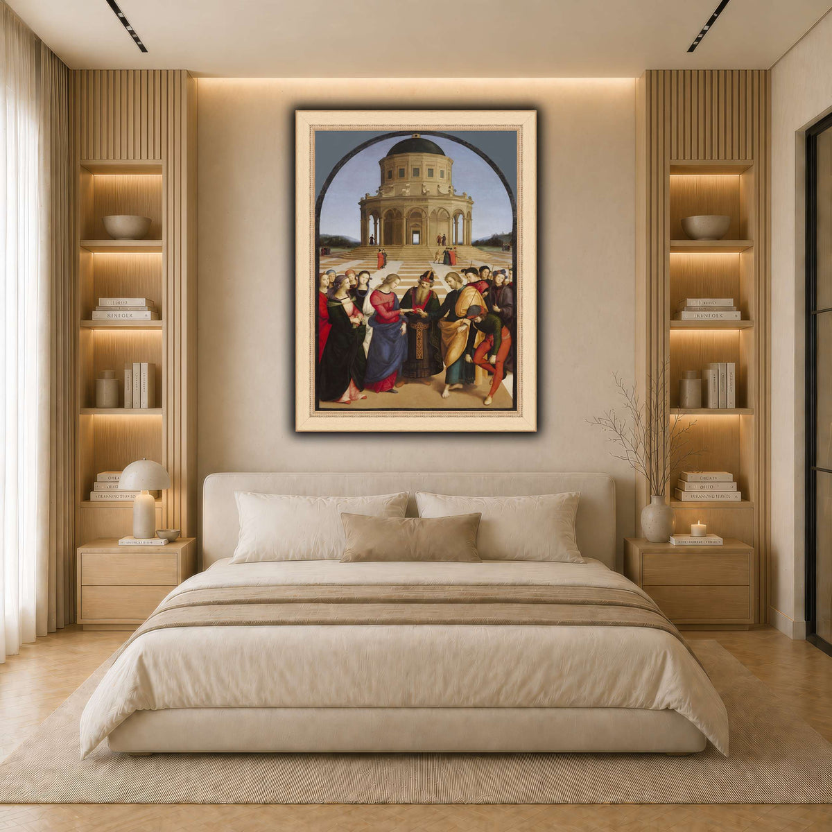 Raffaello_Sanzio_Spozalizio light neutral- bedroom