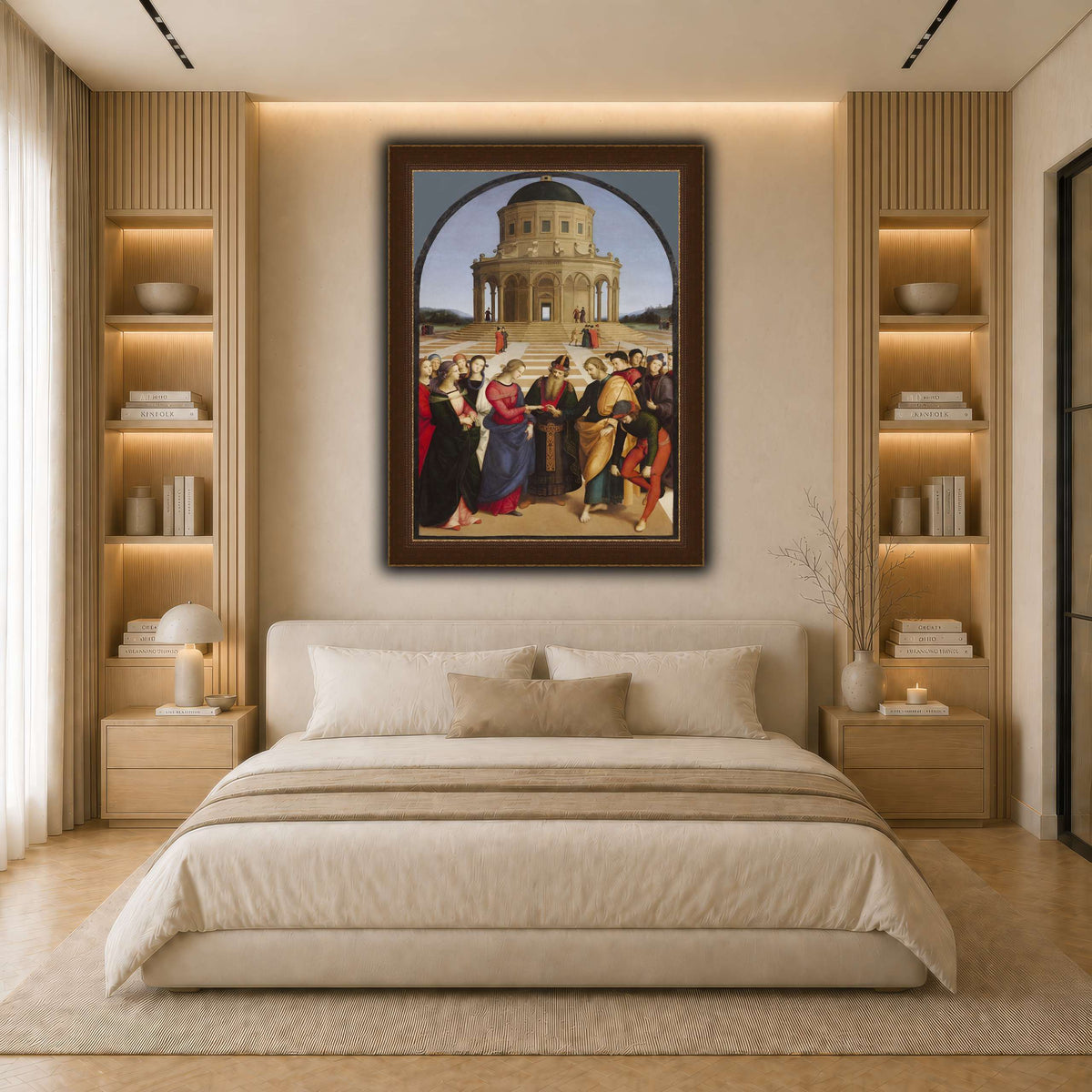 Raffaello_Sanzio_Spozalizio light neutral- bedroom