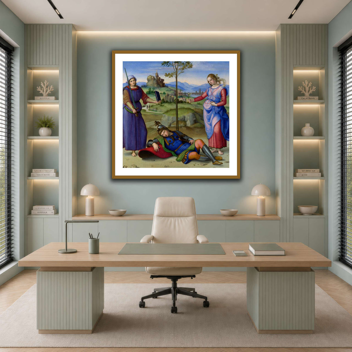 Raffaello_Sanzio_Sueño_del_Caballero cool-office