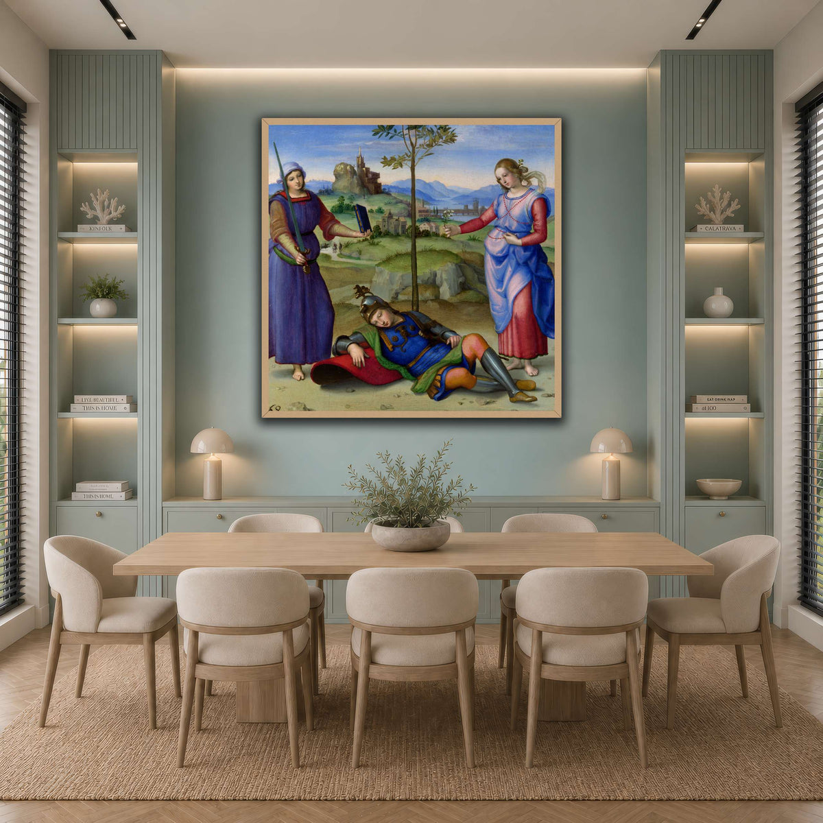 Raffaello_Sanzio_Sueño_del_Caballero cool-dining