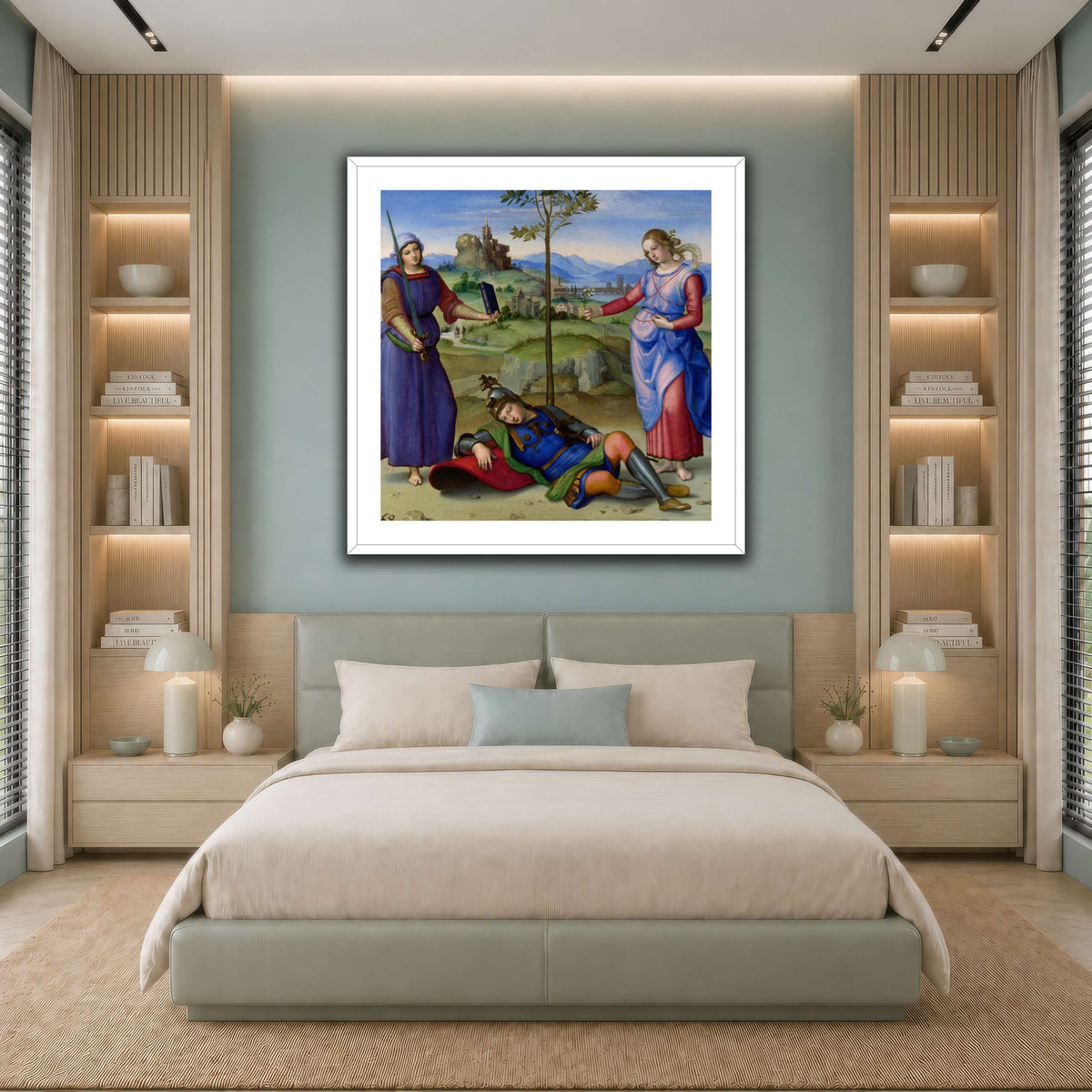 Raffaello_Sanzio_Sueño_del_Caballero cool-bedroom