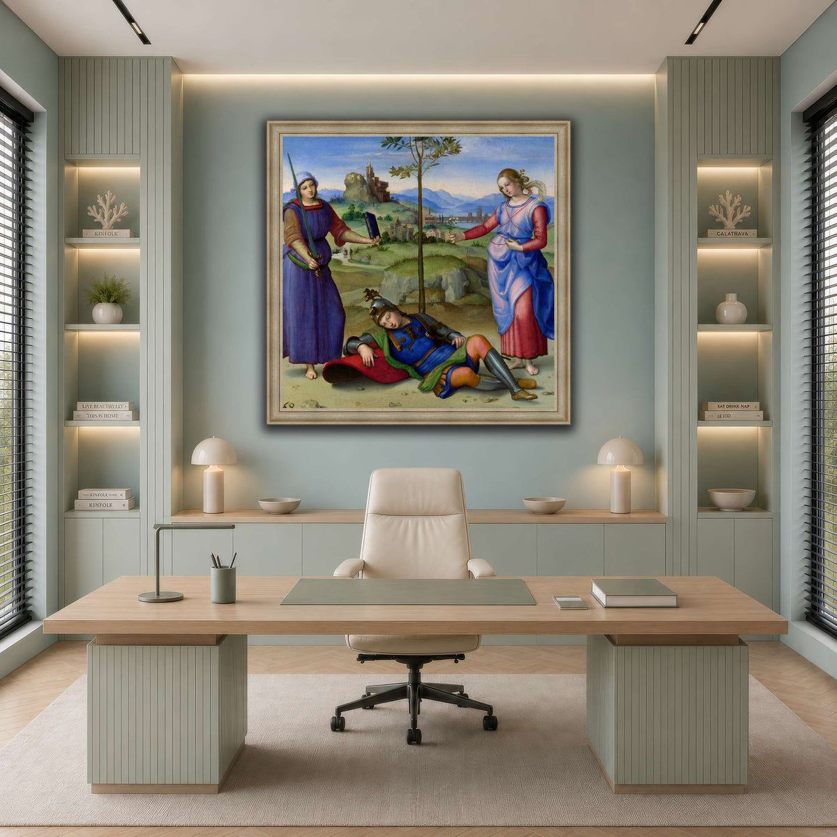 Raffaello_Sanzio_Sueño_del_Caballero cool-office