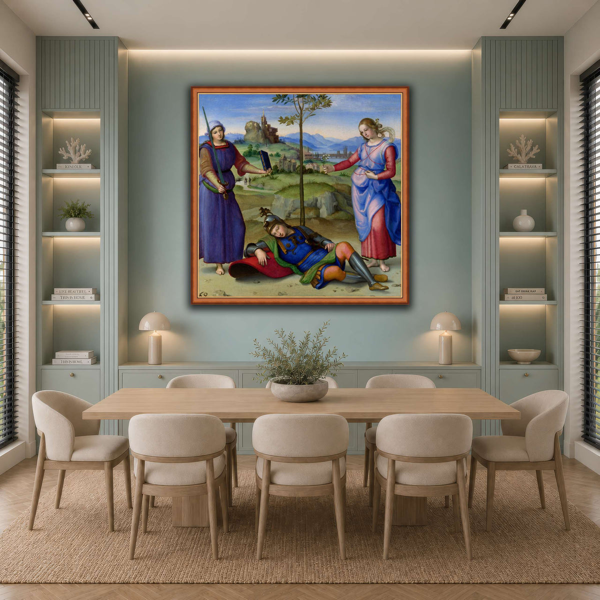Raffaello_Sanzio_Sueño_del_Caballero cool-dining