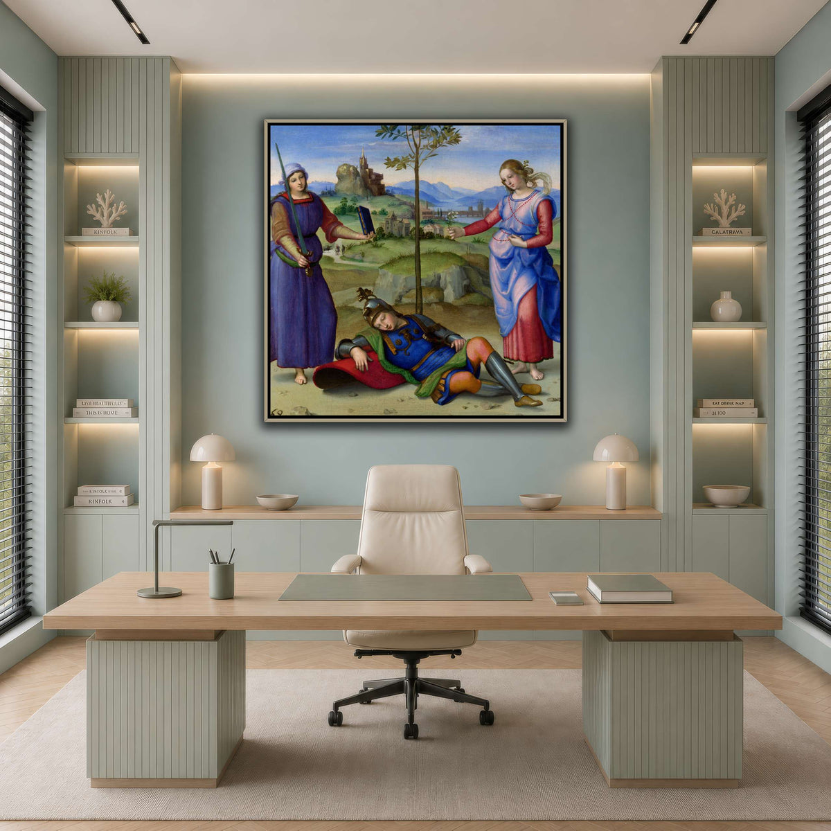 Raffaello_Sanzio_Sueño_del_Caballero cool-office