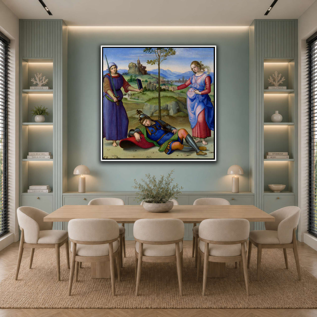 Raffaello_Sanzio_Sueño_del_Caballero cool-dining