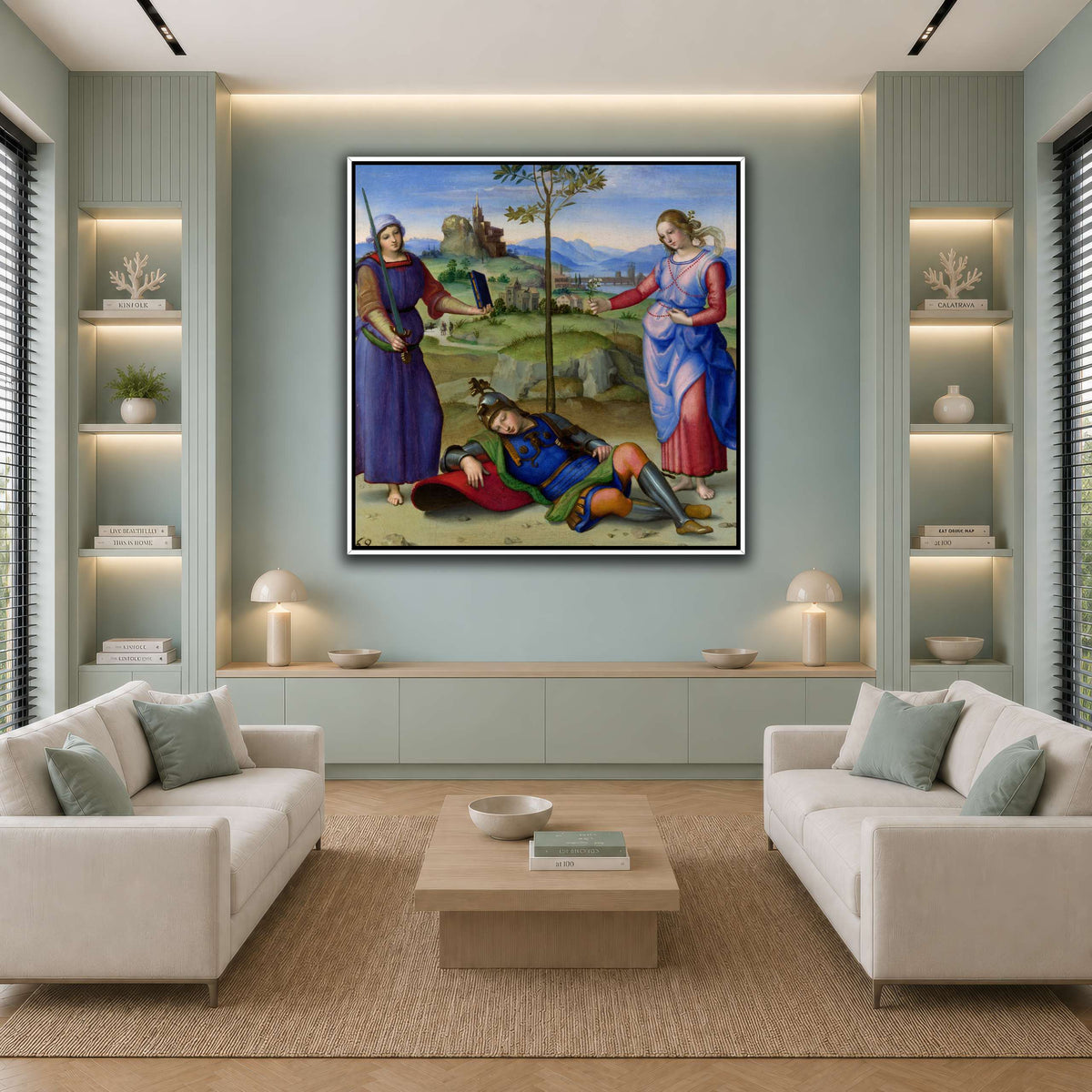 Raffaello_Sanzio_Sueño_del_Caballero cool-living room