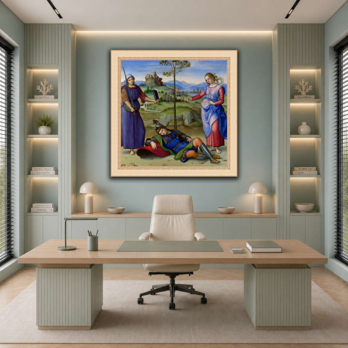 Raffaello_Sanzio_Sueño_del_Caballero cool-office