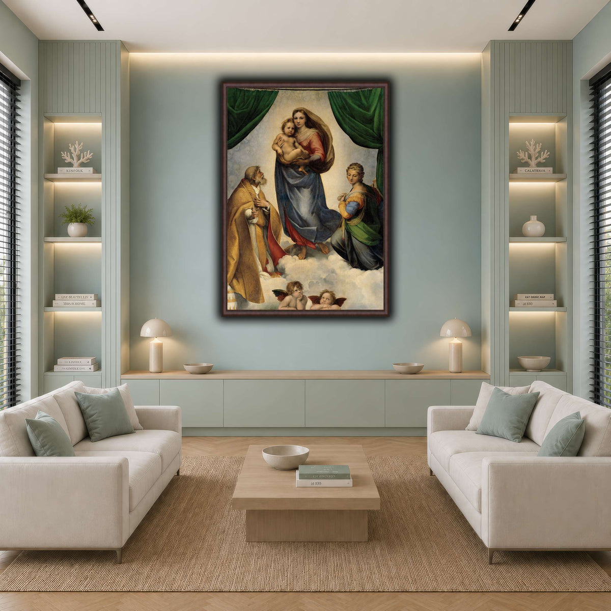 Raffaello_Sanzio_The_Sistine_Madonna cool-living room