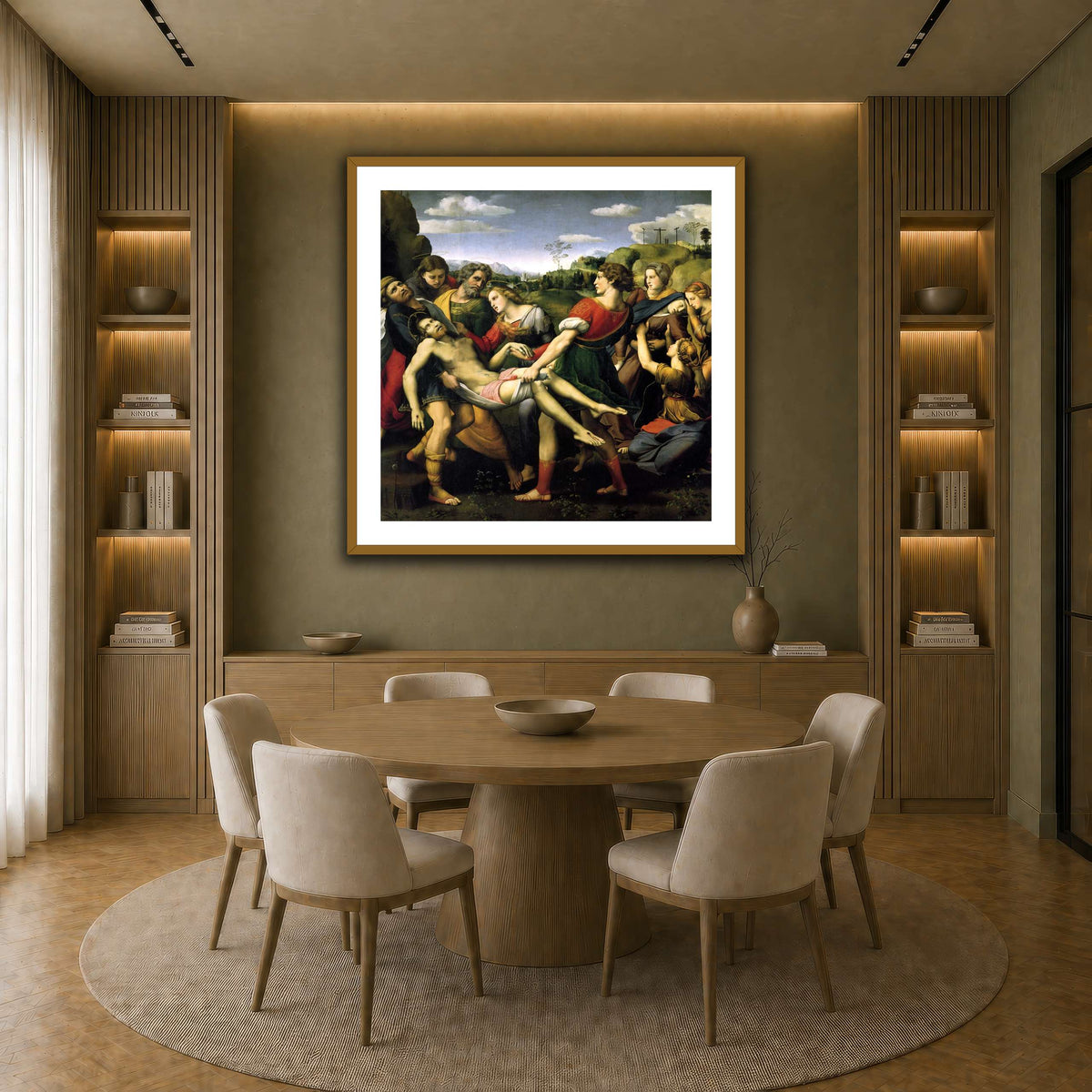 Raffaello_Sanzio_deposizione earth-dining room