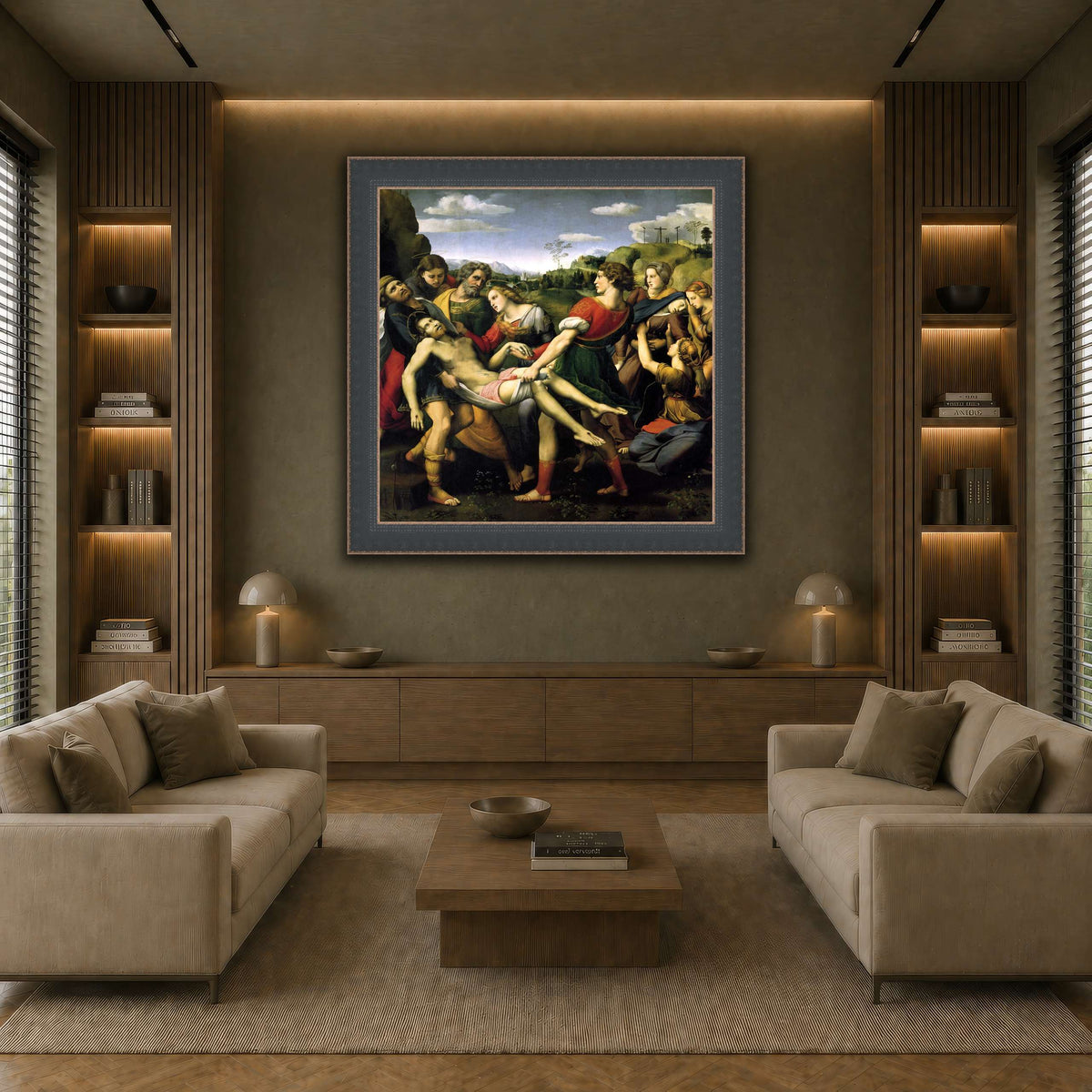 Raffaello_Sanzio_deposizione earth-living room