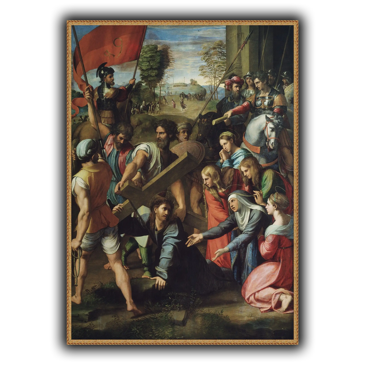 Raphael_Christ_Falling_on_the_Way_to_Calvary