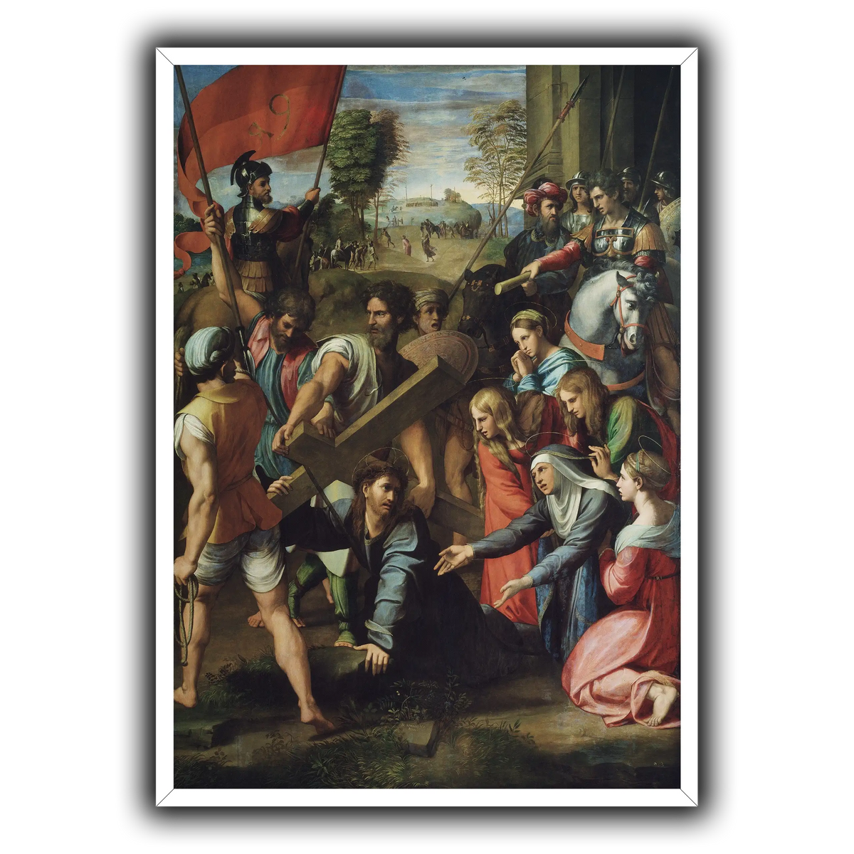 Raphael_Christ_Falling_on_the_Way_to_Calvary