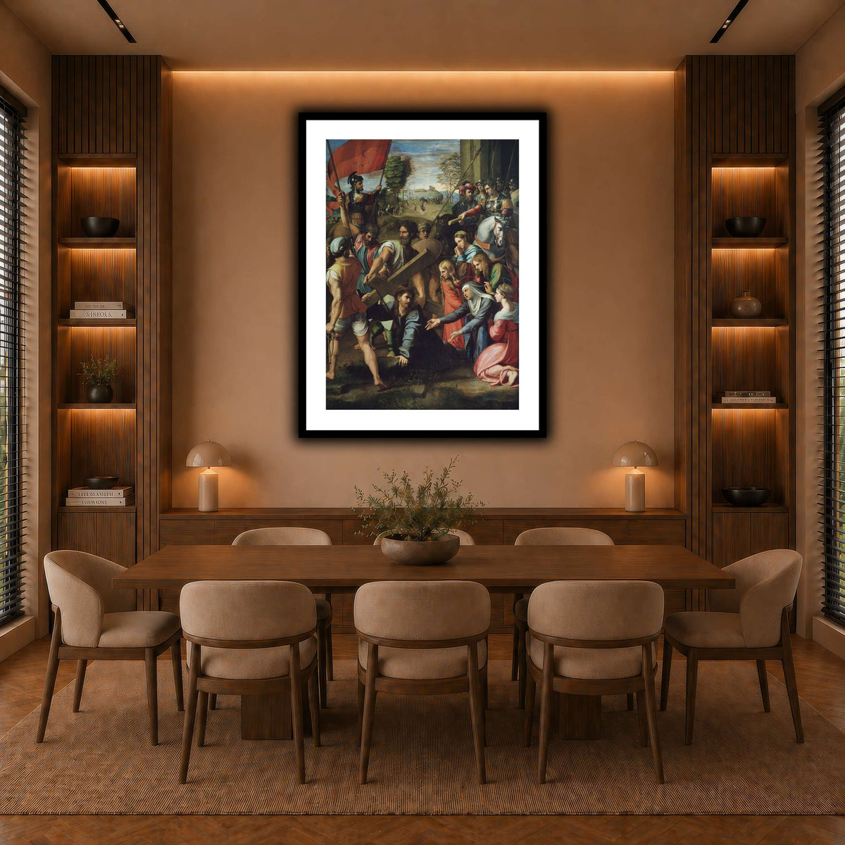 Raphael_Christ_Falling_on_the_Way_to_Calvary warm-dining room