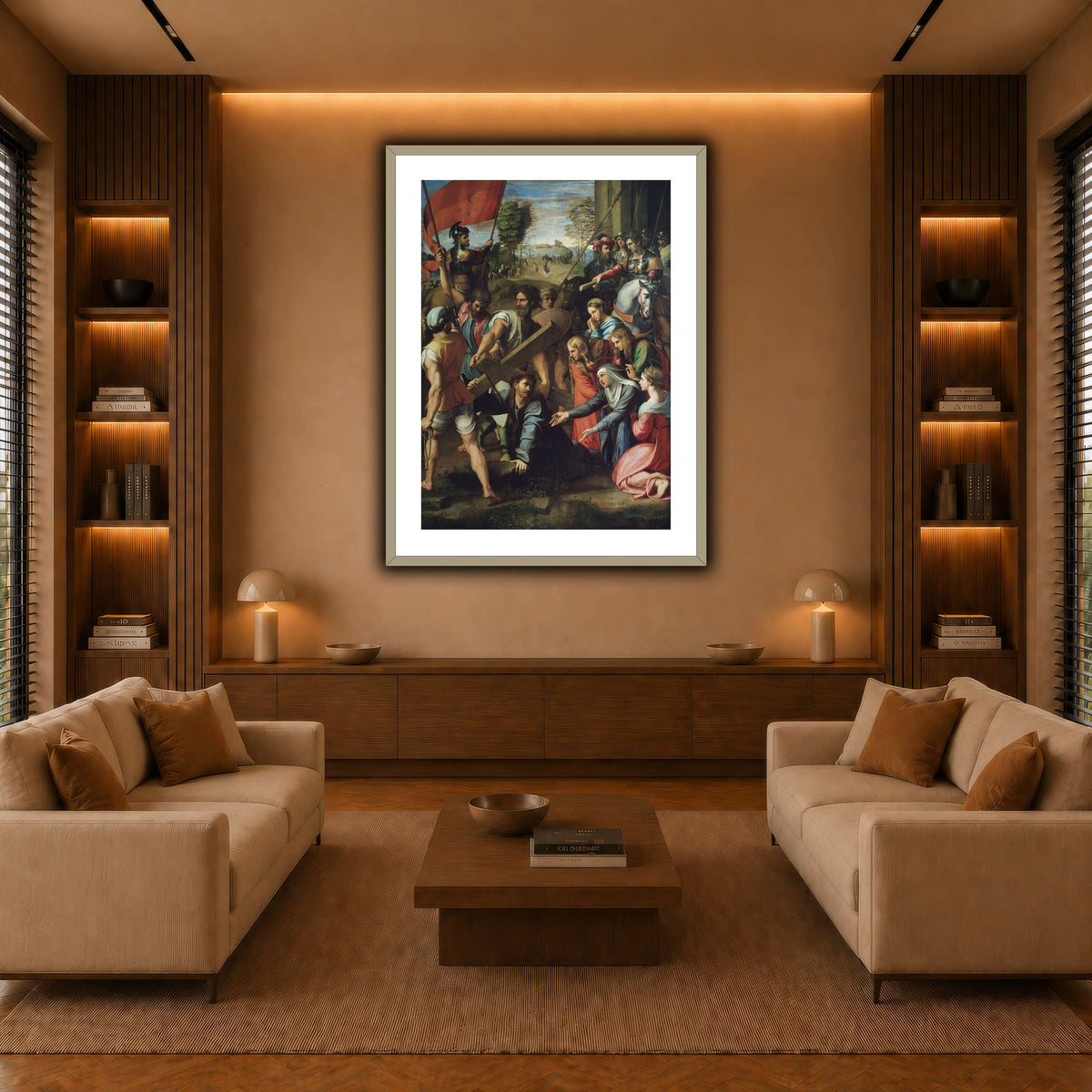 Raphael_Christ_Falling_on_the_Way_to_Calvary warm-living-room