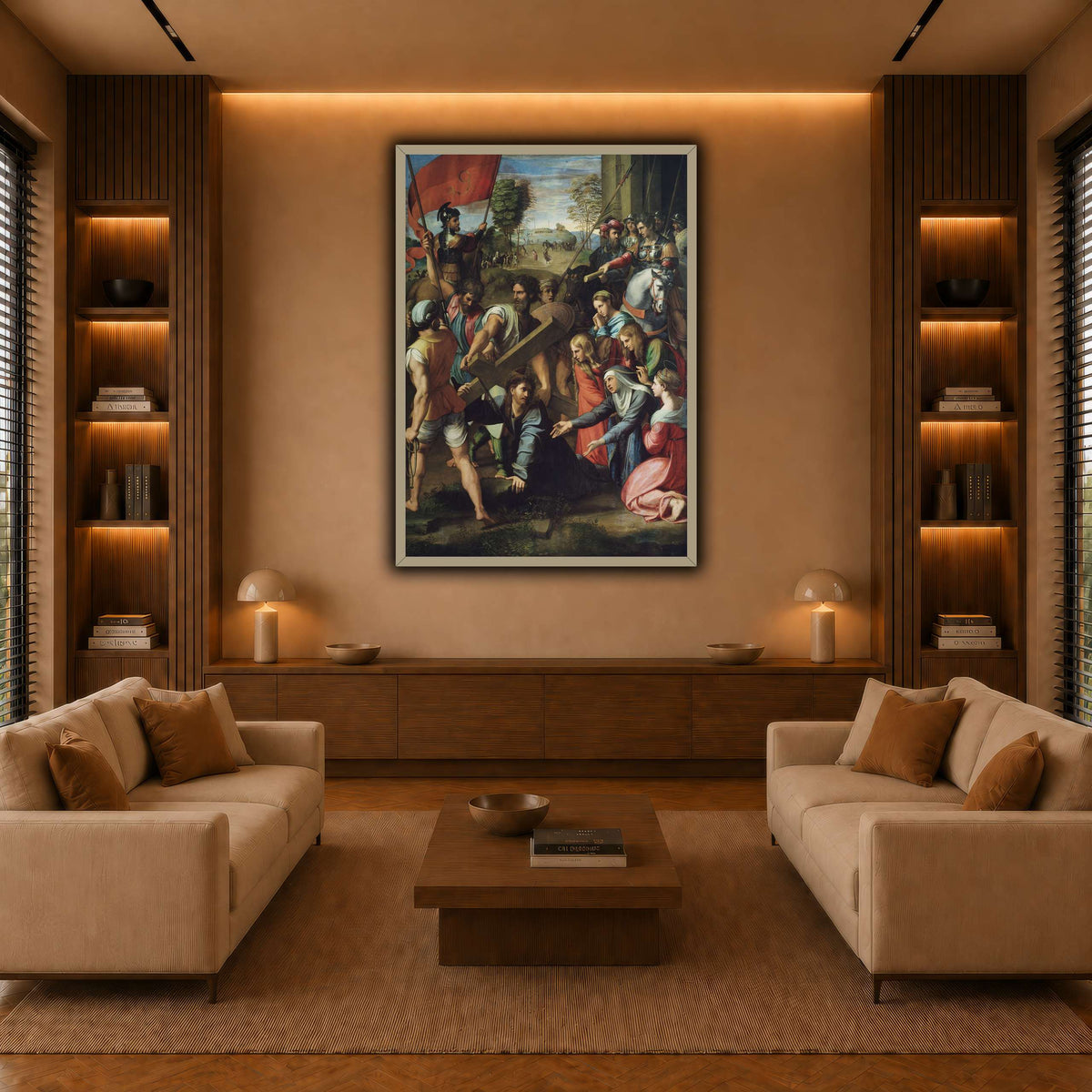 Raphael_Christ_Falling_on_the_Way_to_Calvary warm-living-room