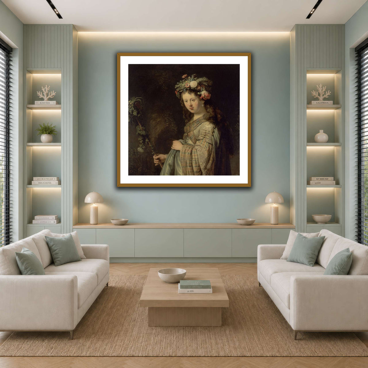 Флора_Rembrandt-van-Rijn cool-living room