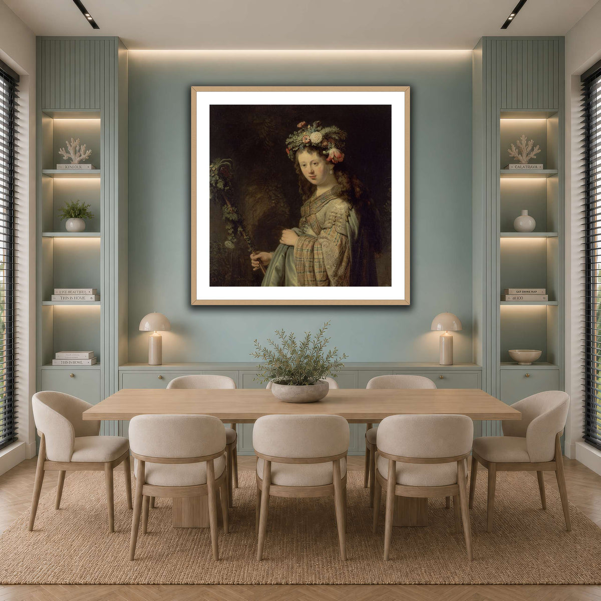 Флора_Rembrandt-van-Rijn cool-dining