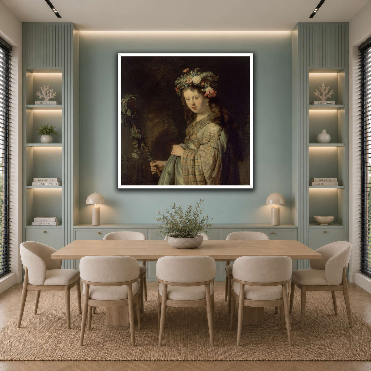 Флора_Rembrandt-van-Rijn cool-dining