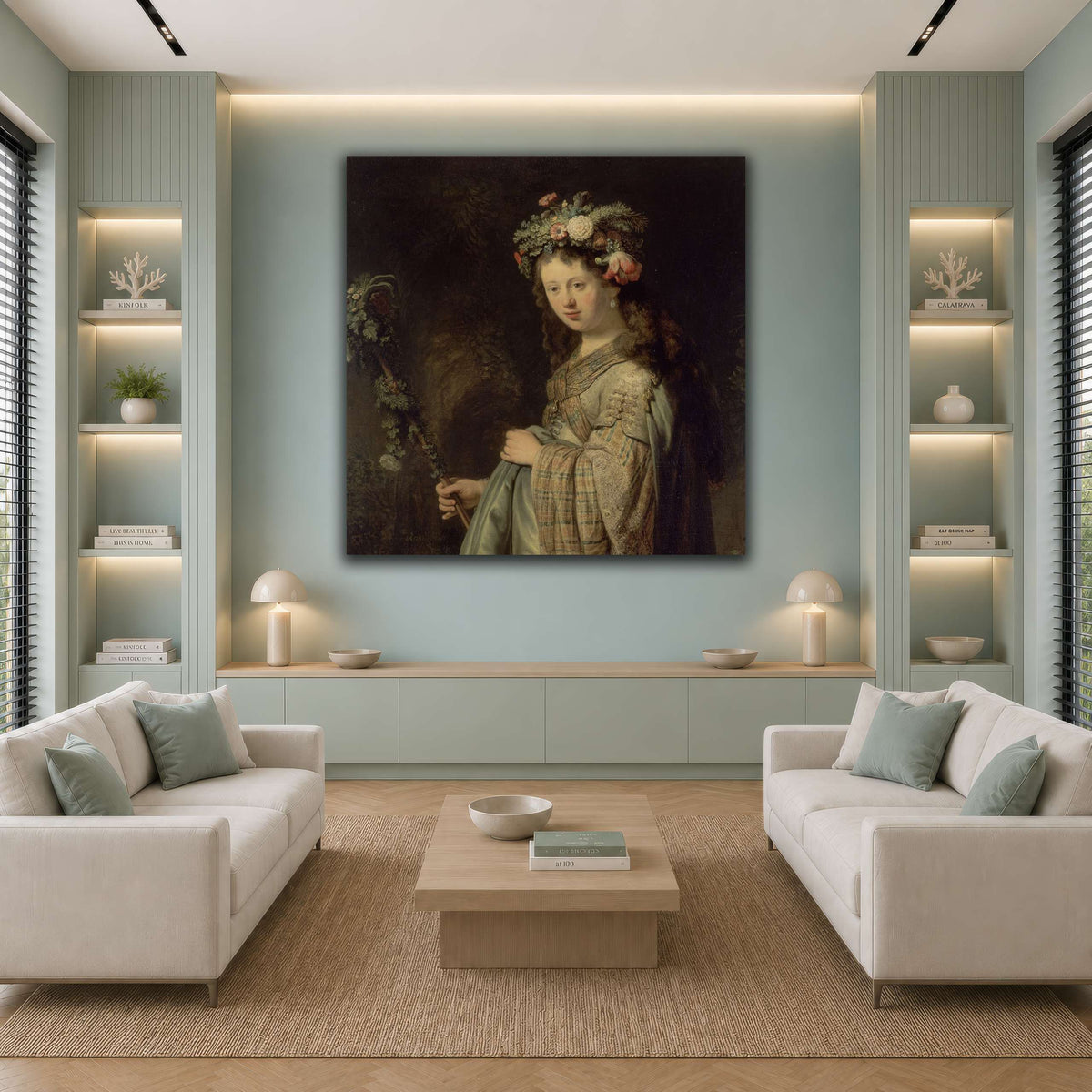 Флора_Rembrandt-van-Rijn cool-living room
