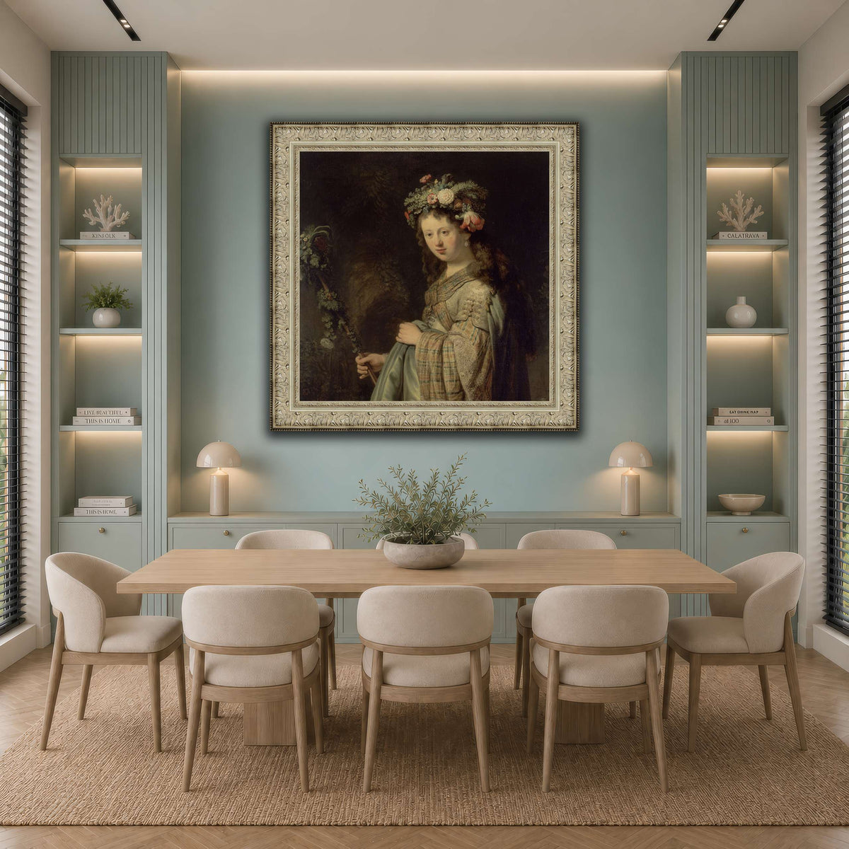Флора_Rembrandt-van-Rijn cool-dining