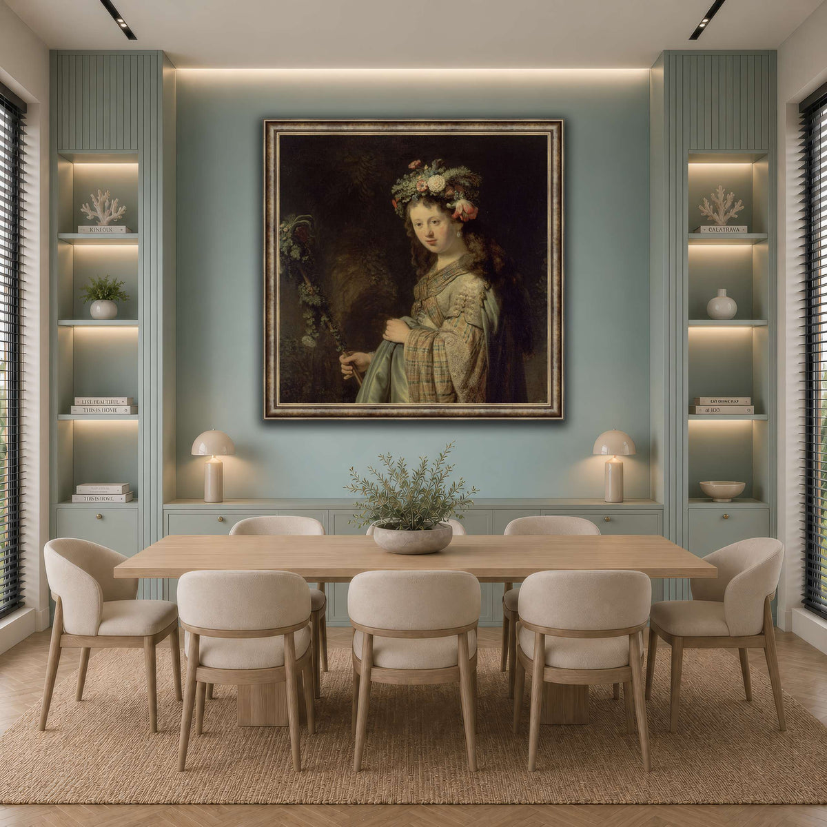 Флора_Rembrandt-van-Rijn cool-dining