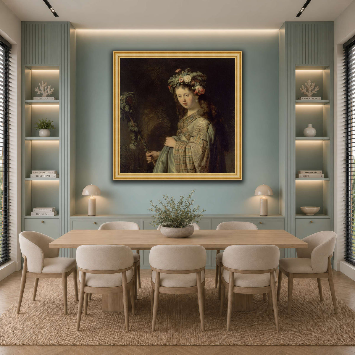 Флора_Rembrandt-van-Rijn cool-dining