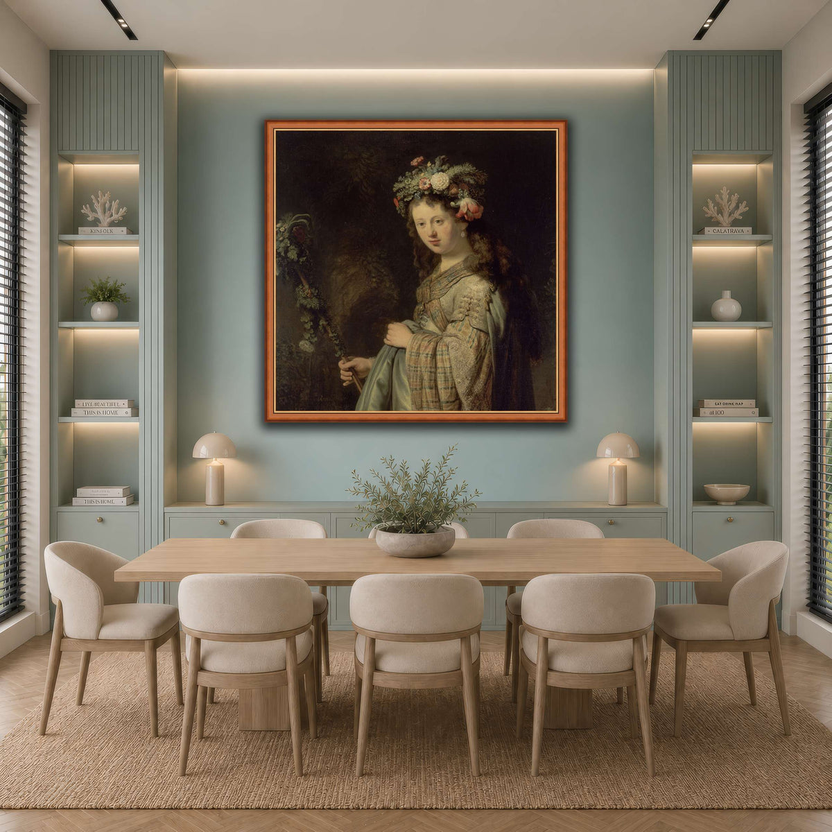 Флора_Rembrandt-van-Rijn cool-dining