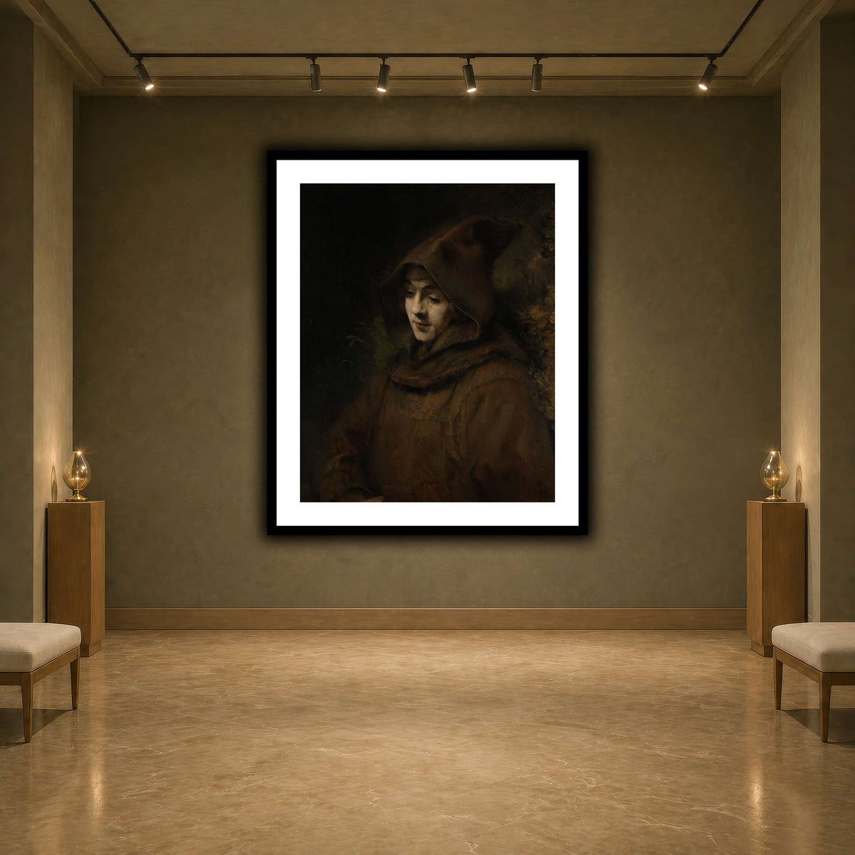 Rembrandts_zoon_Titus_in_monniksdracht_Rembrandt-van-Rijn earth-agallery