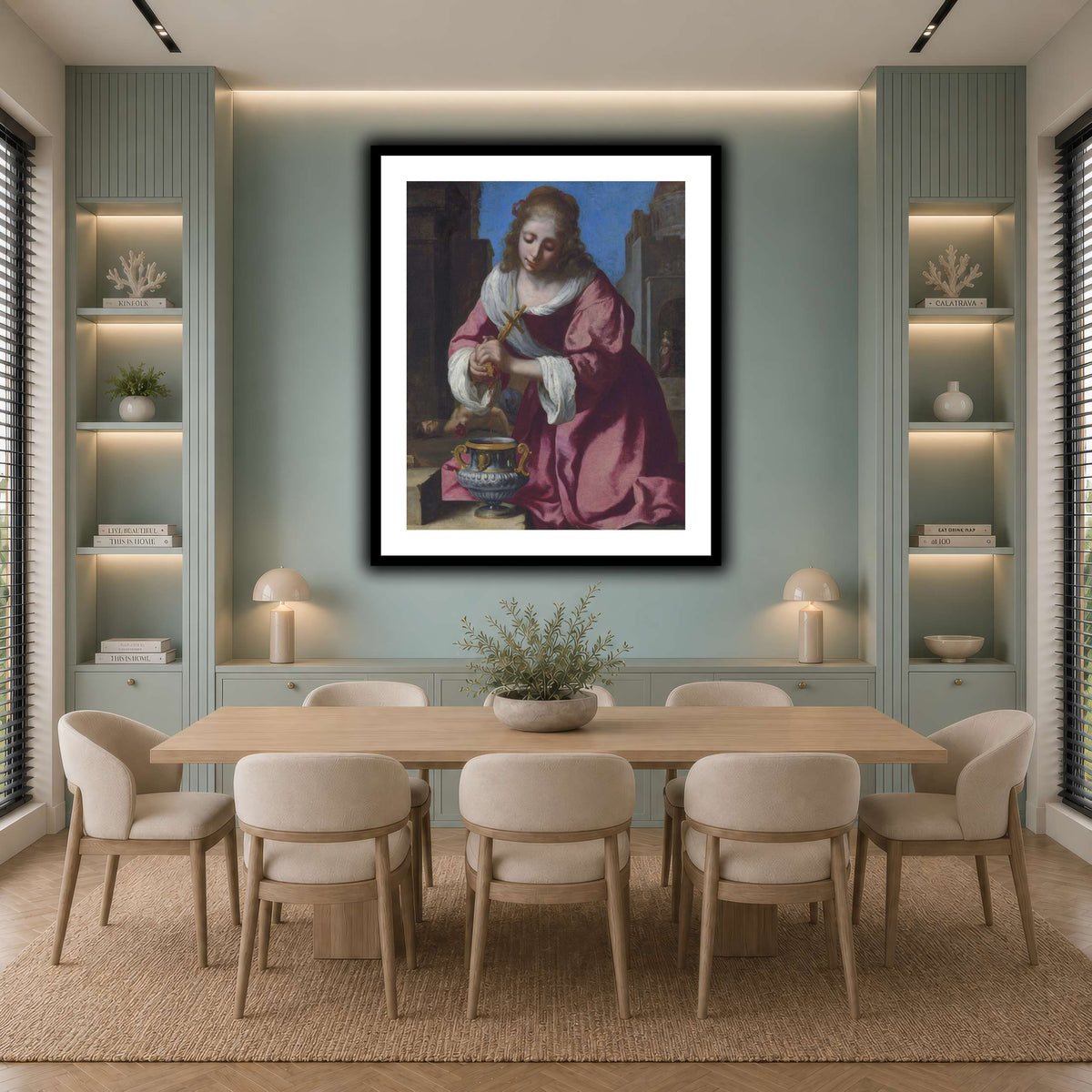 SaintPraxedisJohannesVermeerPainting cool-dining