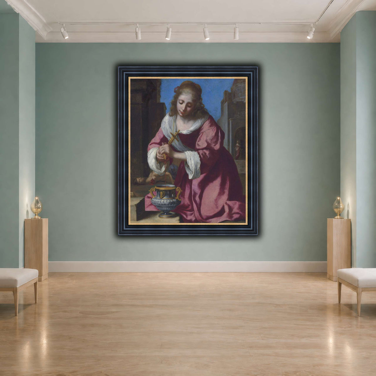 SaintPraxedisJohannesVermeerPainting cool-agallery