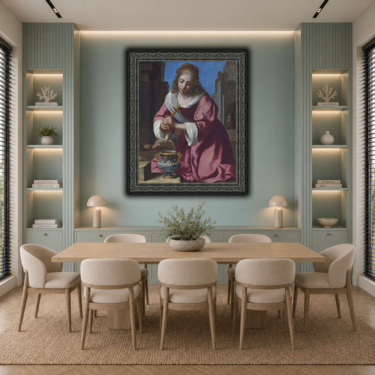 SaintPraxedisJohannesVermeerPainting cool-dining