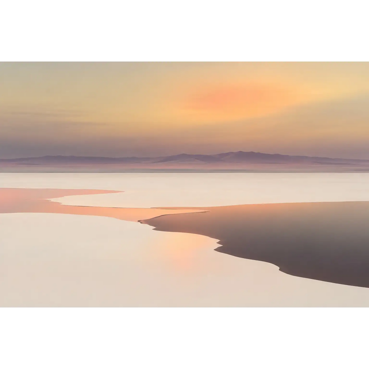 Salt Plain Mirage at Dusk-10