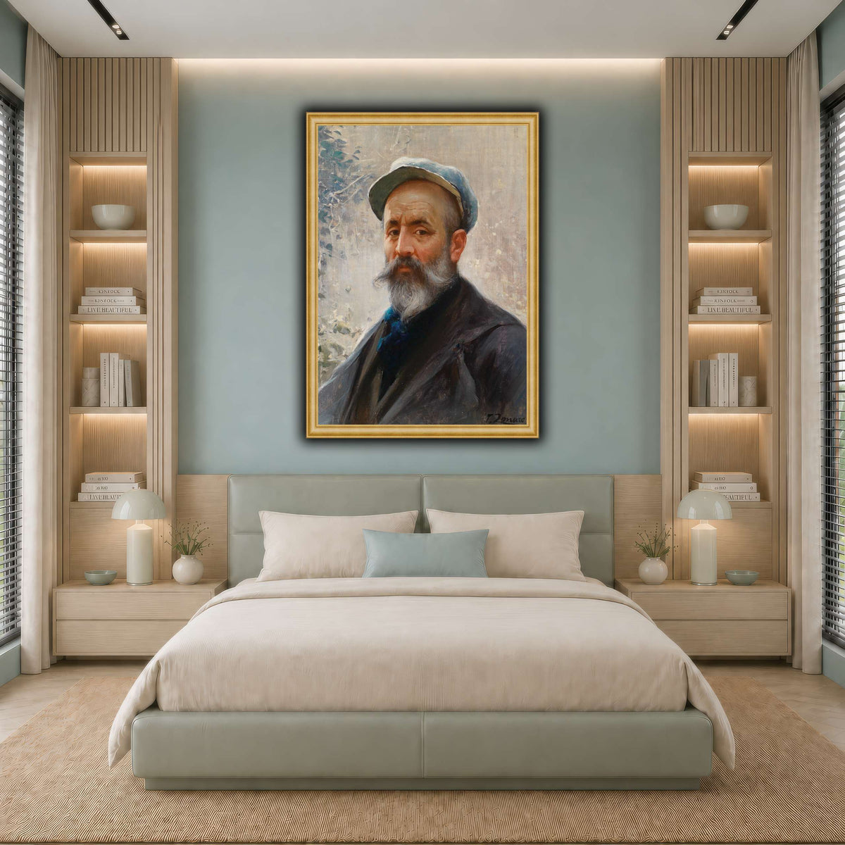 Selbstbildnis_Fausto_Zonaro cool-bedroom