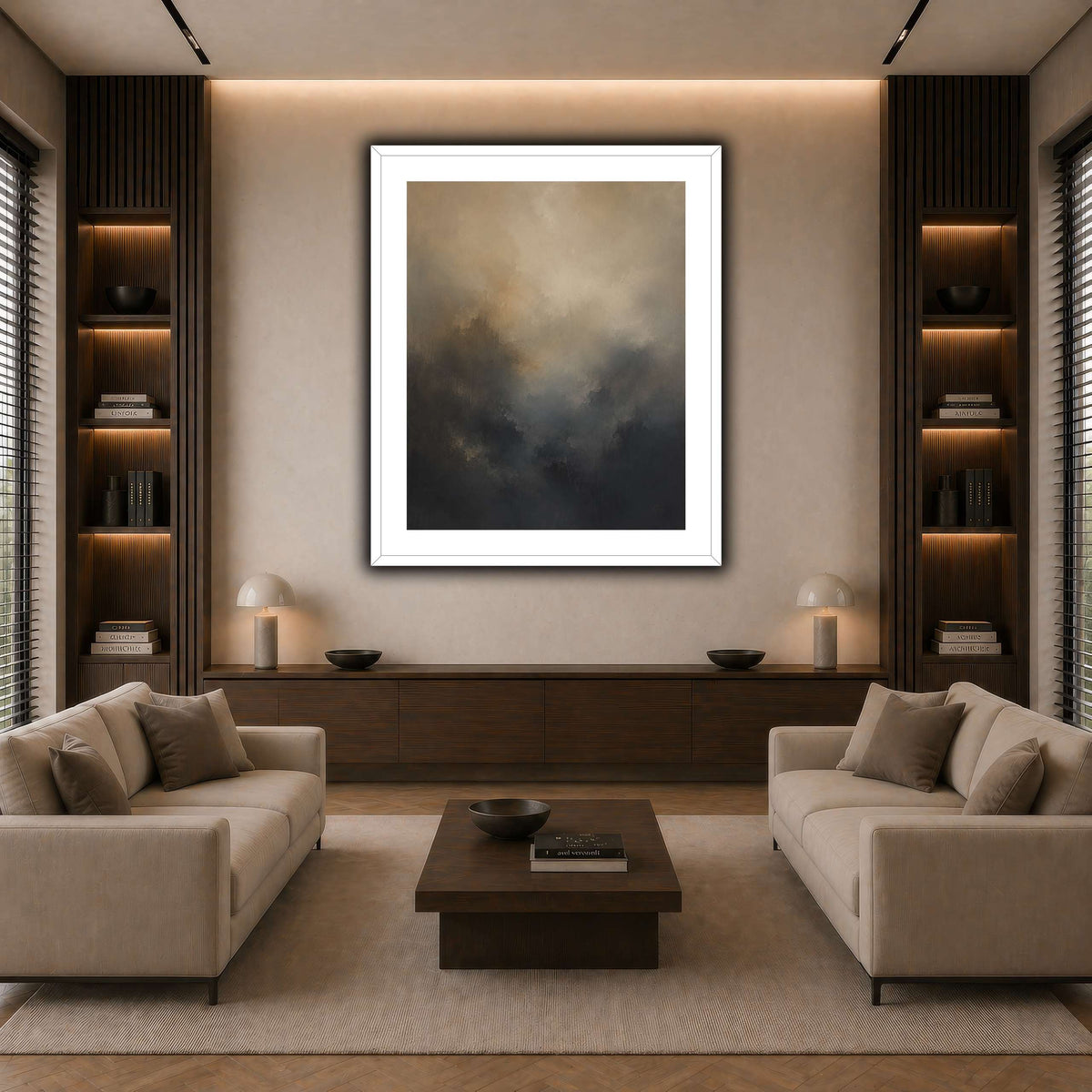 Soft Dusk dark neutral-living room