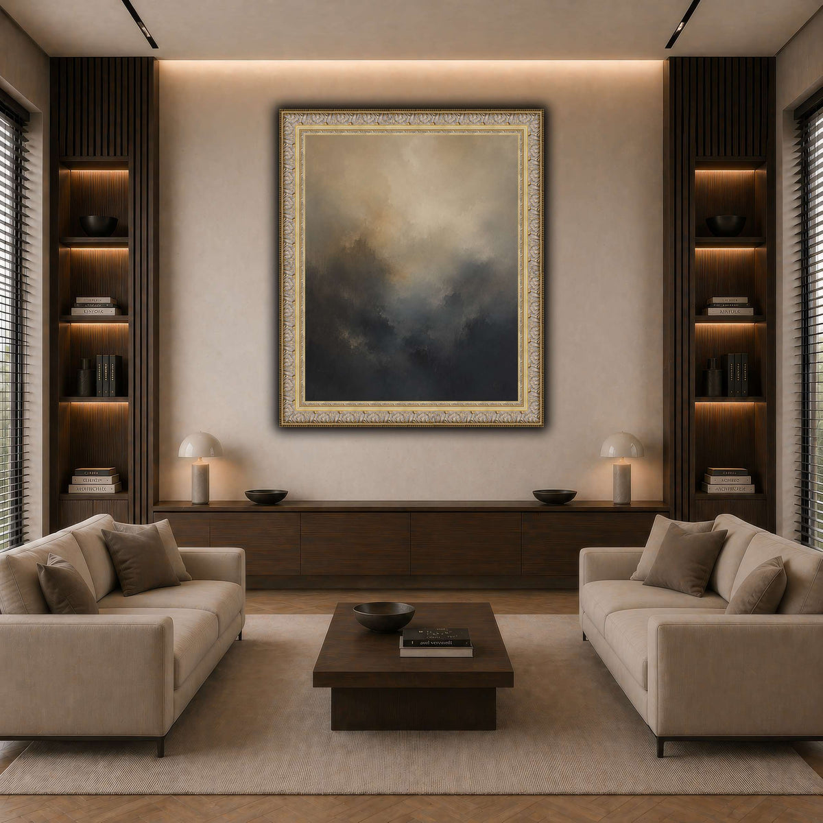 Soft Dusk dark neutral-living room
