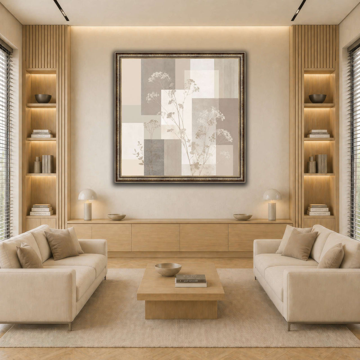 Soft Geometry light neutral-living room
