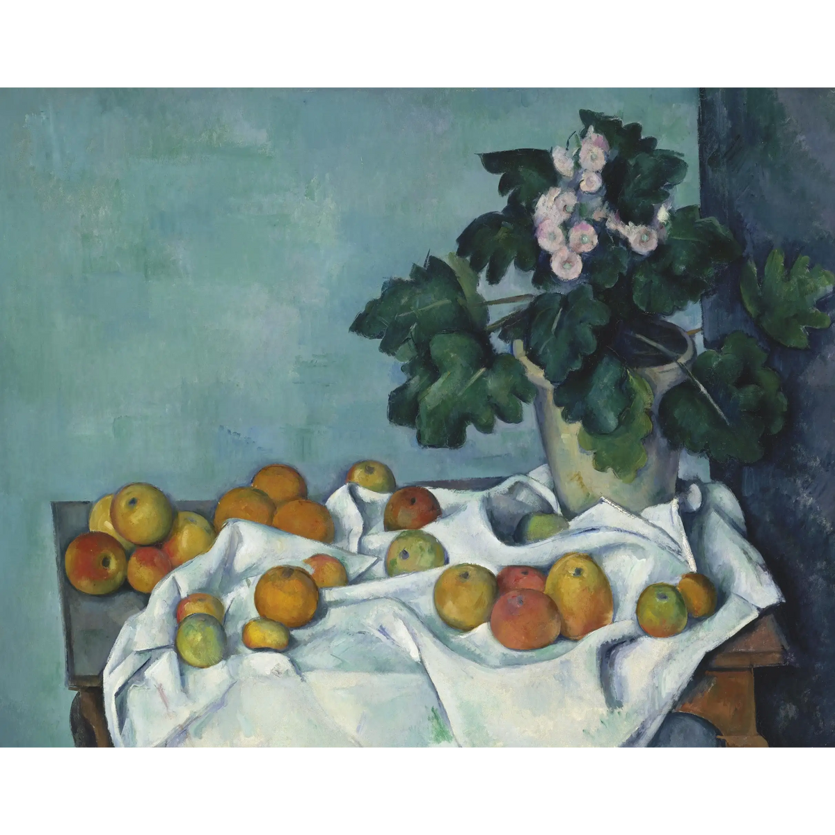 Still_Life_with_Apples_and_a_Pot_of_Primroses_Paul_Cezanne