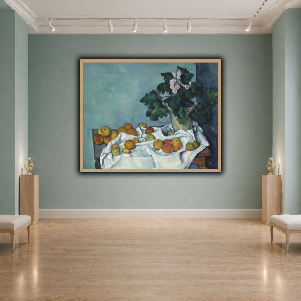 Still_Life_with_Apples_and_a_Pot_of_Primroses_Paul_Cezanne cool-agallery